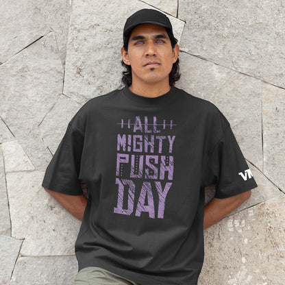 All Mighty Push Day Oversized Faded T-shirt