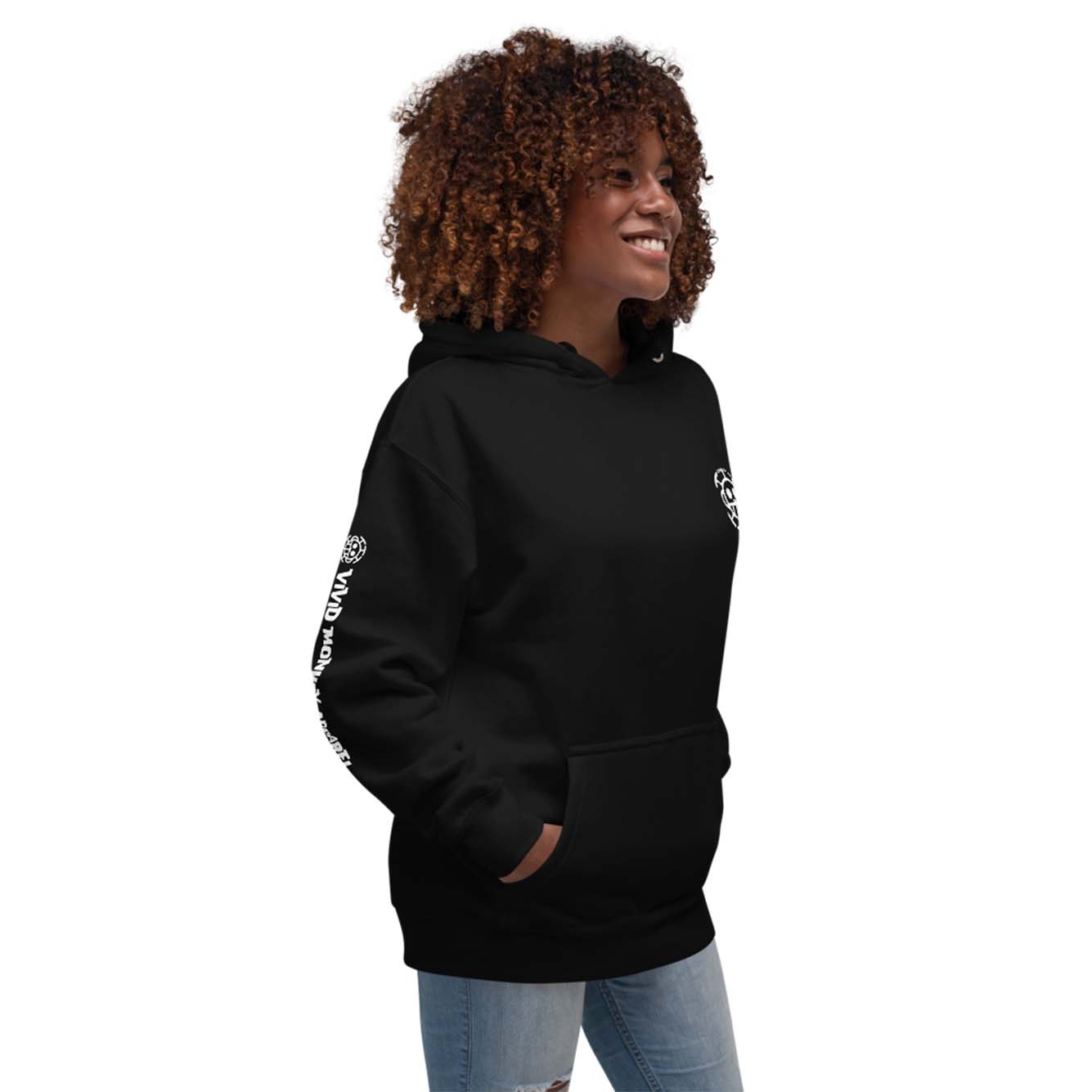 Vivid Monkey Black Hoodie