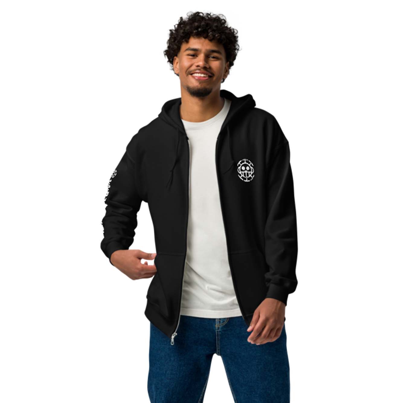 Vivid Monkey Dark Zip Hoodie