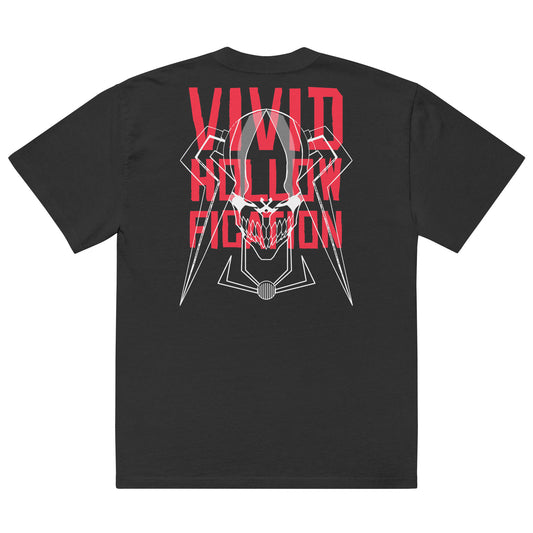 Vivid Hollowfication Oversized Faded T-shirt