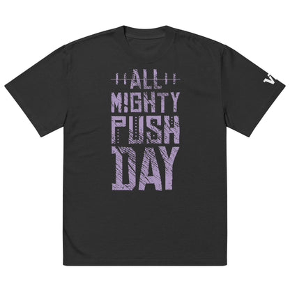 All Mighty Push Day Oversized Faded T-shirt